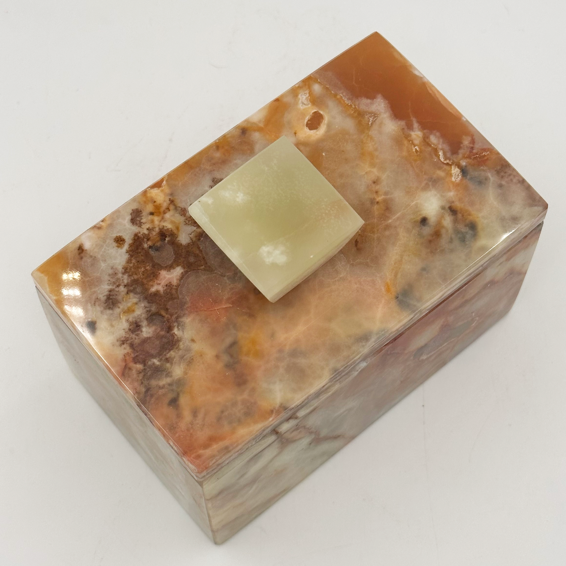 Onyx Box with lid - 3" x 5" - Luxe B Co
