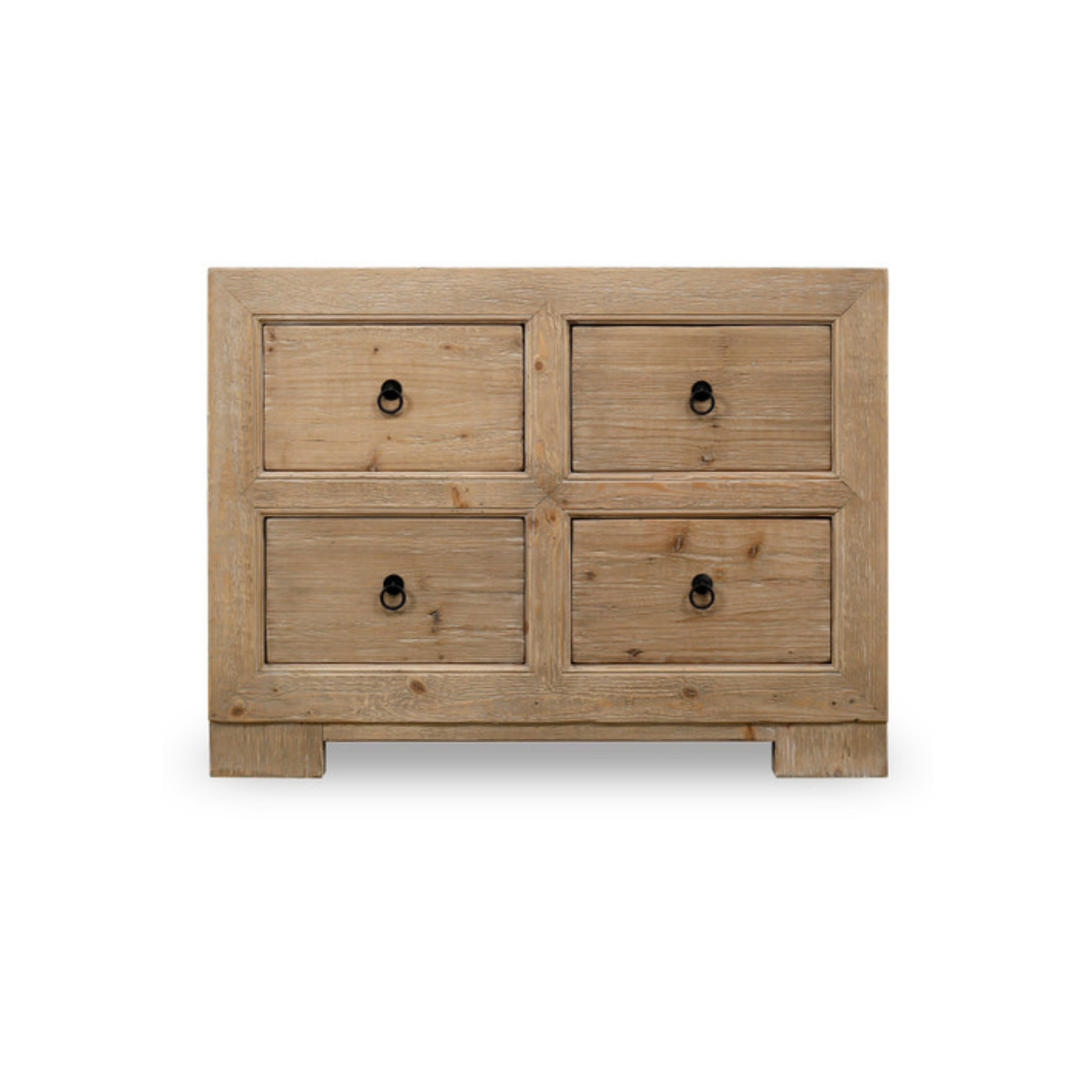 Ojai Reclaimed Wood Four Drawer Console - Luxe B Co