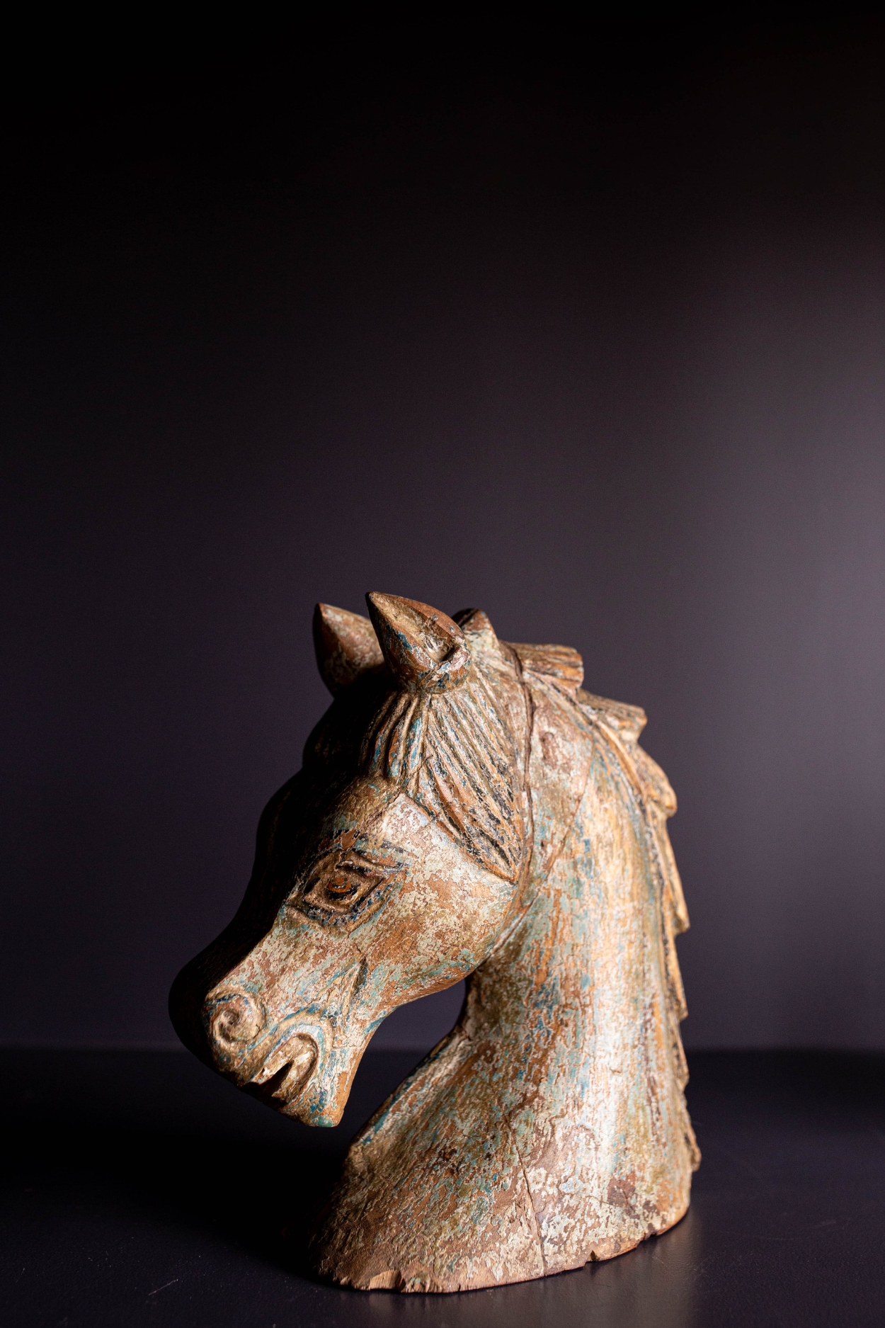 Mango Wood Horse Sculpture | By Luxe B Co. 