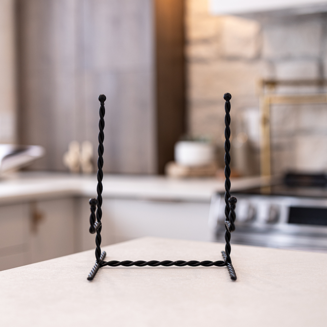 Twisted Iron Cook Book Stand - Luxe B Co