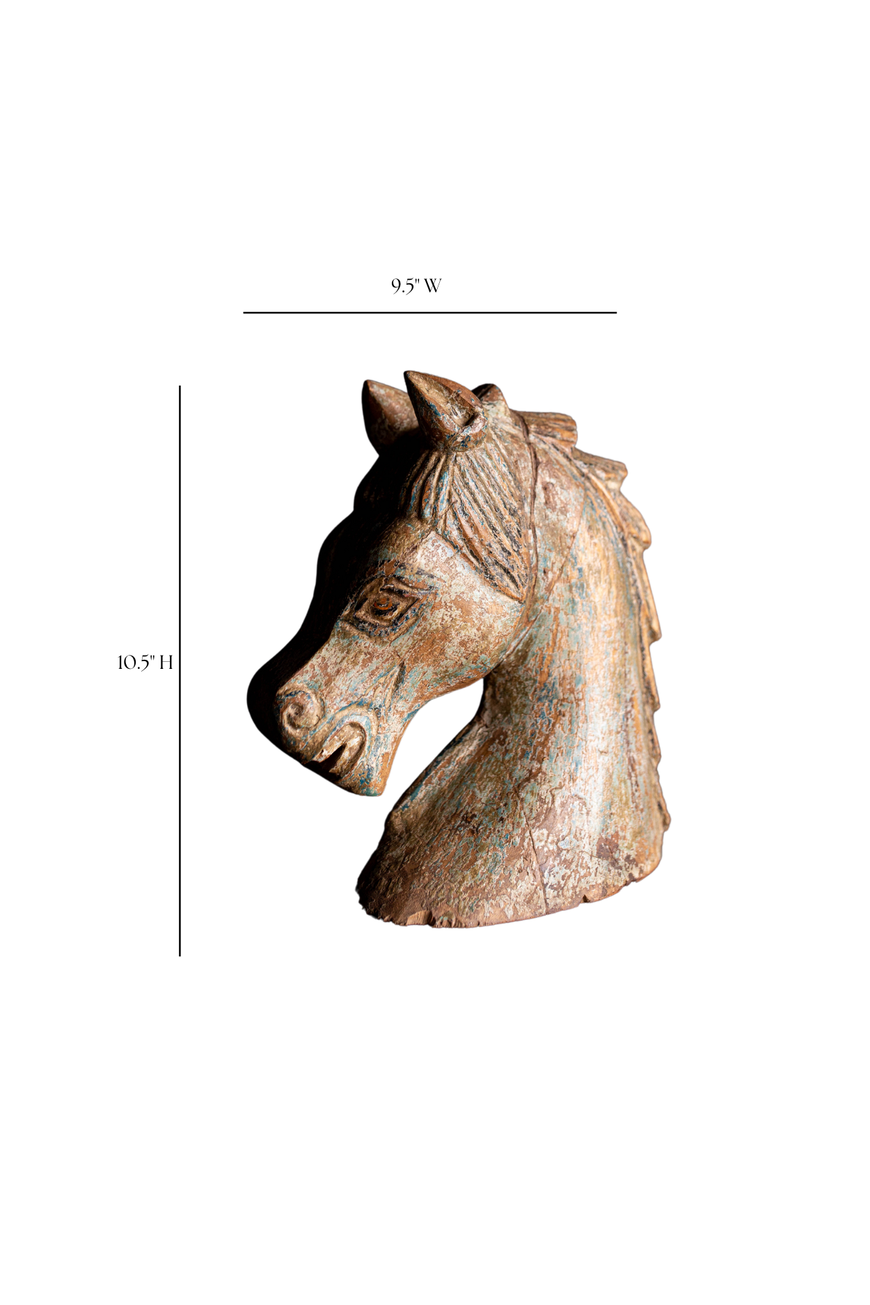Mango Wood Horse Sculpture | By Luxe B Co. 