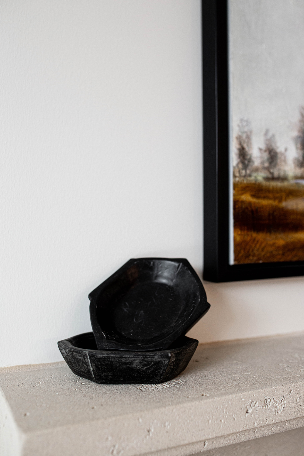 Marble Black Bowl - Luxe B Co