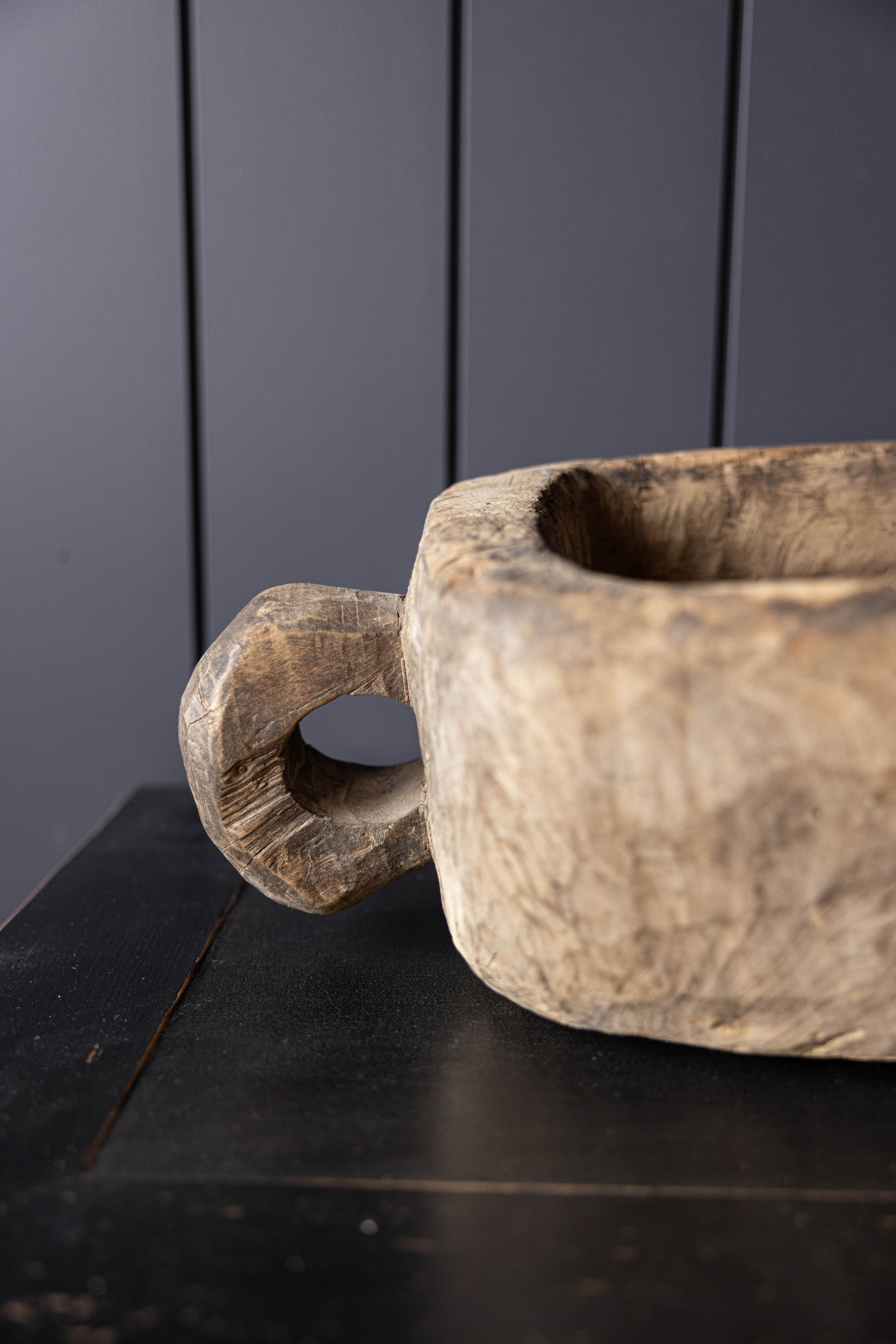 Vintage Inspired Reclaimed Elm Wood Basin | One Of A Kind | By Luxe B Co.