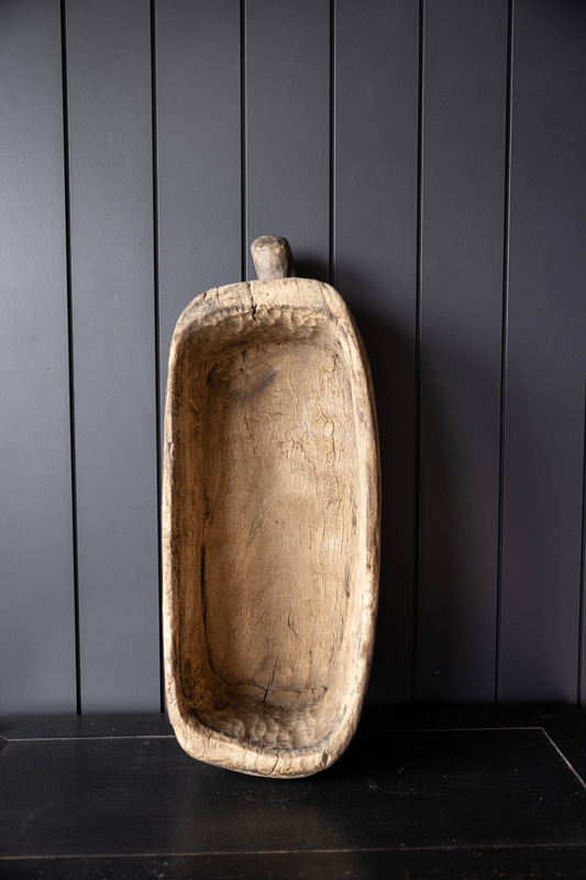 Vintage Inspired Reclaimed Elm Wood Basin | One Of A Kind | By Luxe B Co.