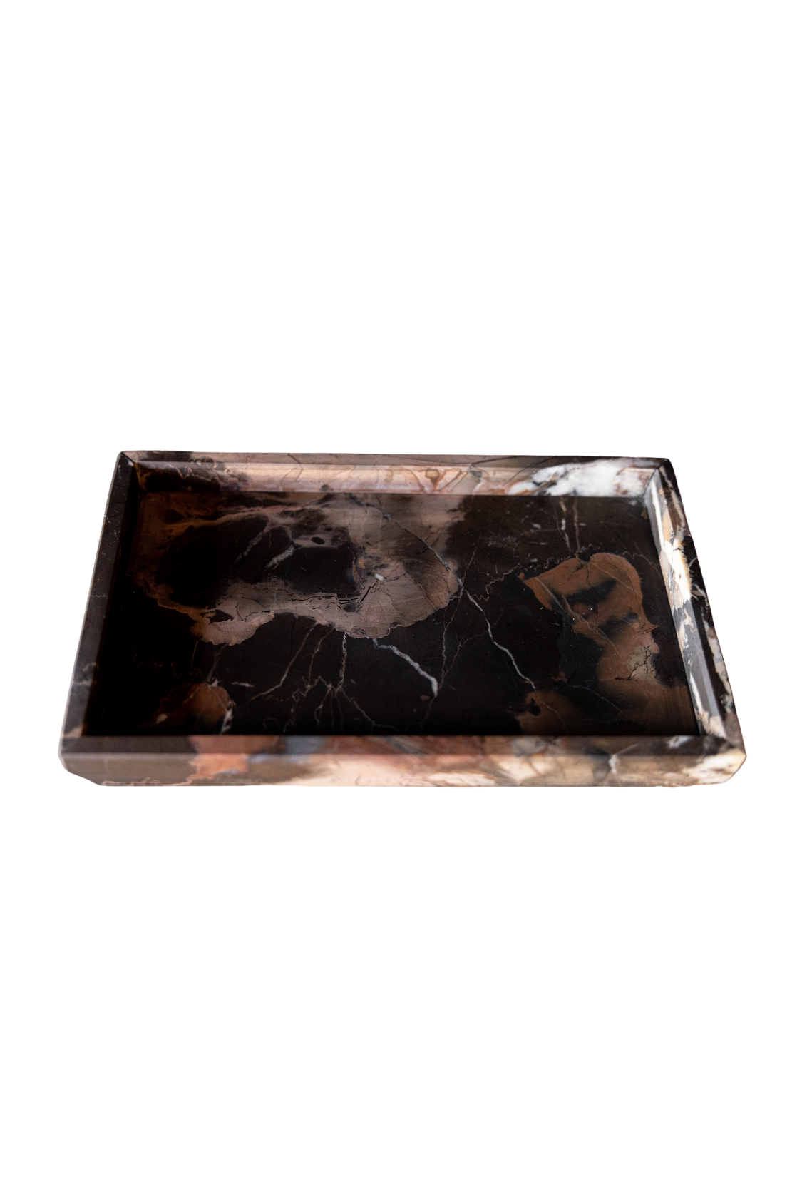 Black & Gold Marble Tray | By Luxe B Co.