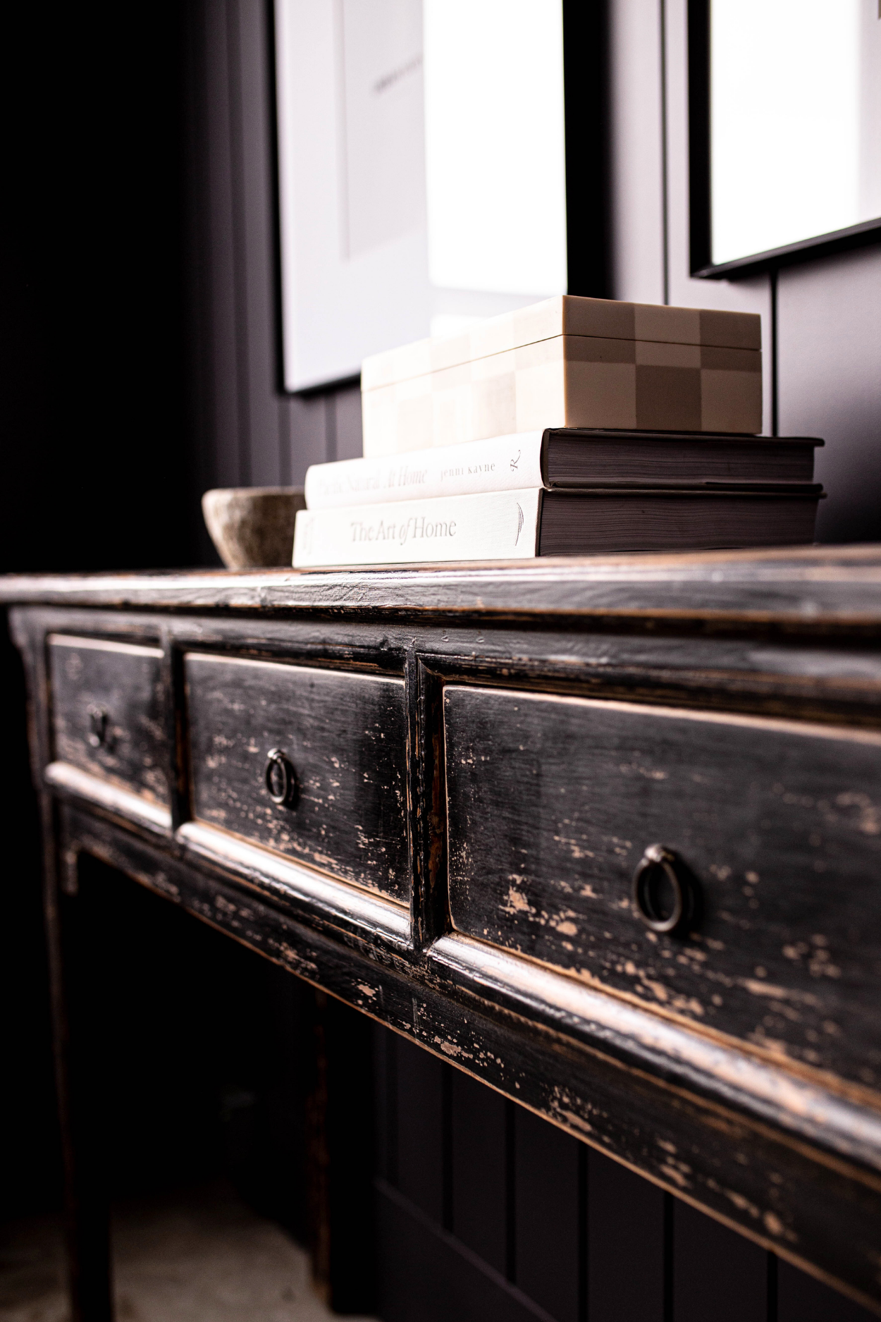 Monterey Elm Wood Console Table | By Luxe B Co. 