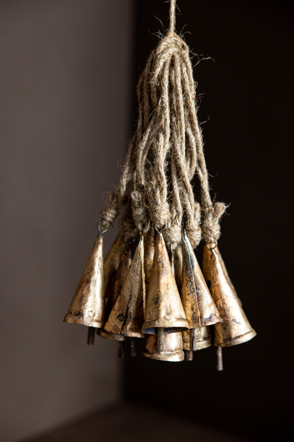 Tapered Brass Inspired Bell Ornaments | By Luxe B Co. 