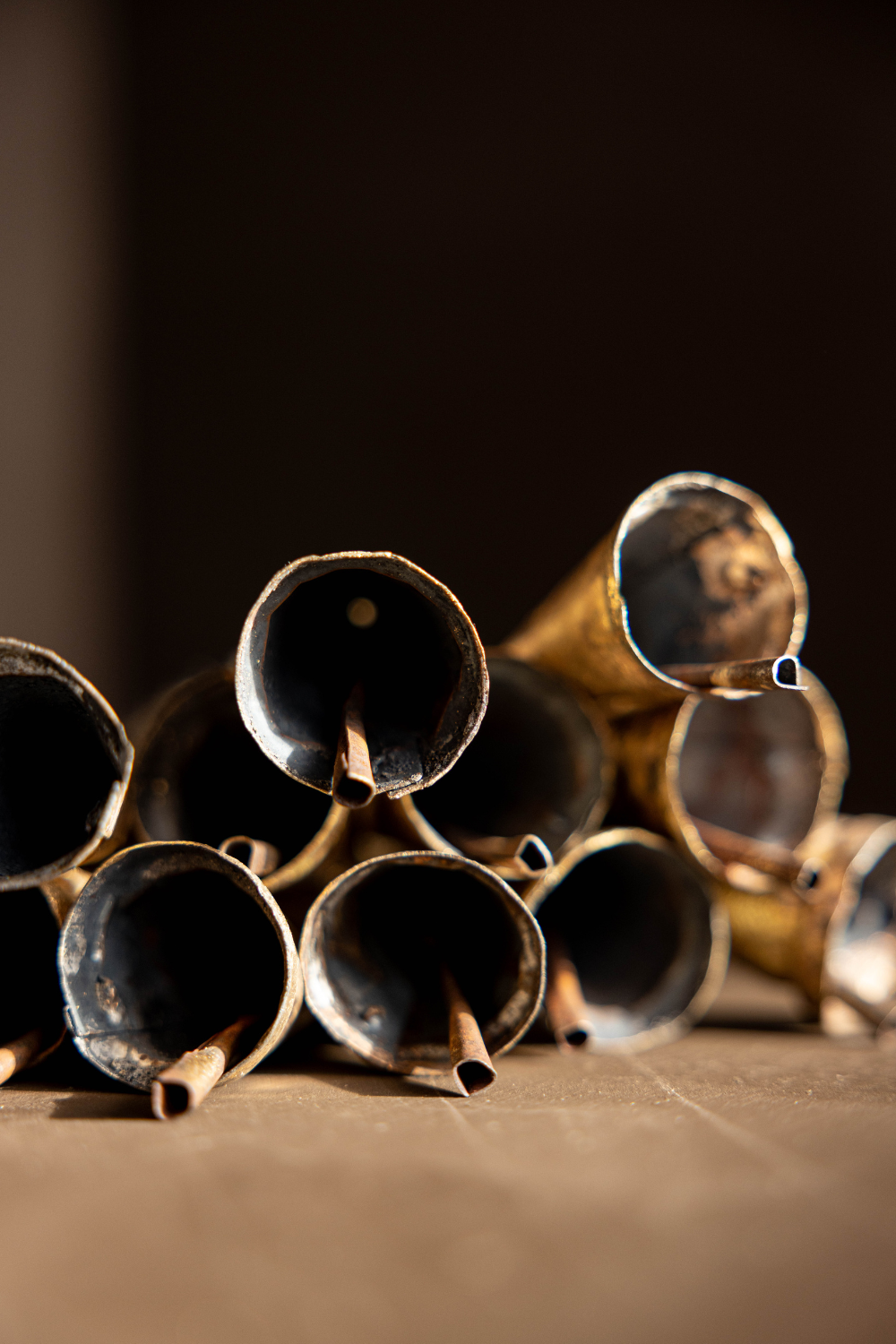 Tapered Brass Inspired Bell Ornaments | By Luxe B Co. 