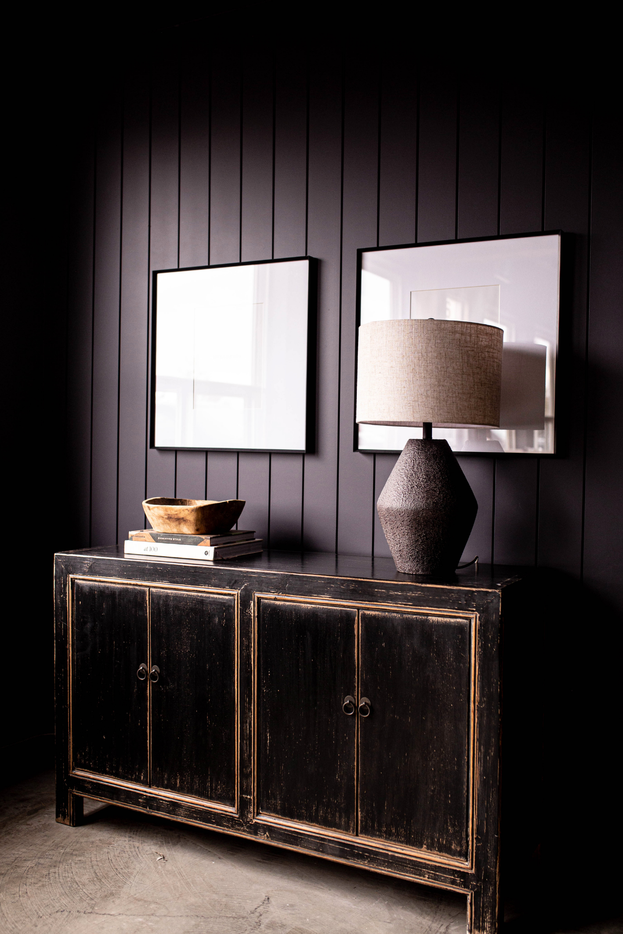 Visalia Reclaimed Elm Wood Console | By Luxe B Co.