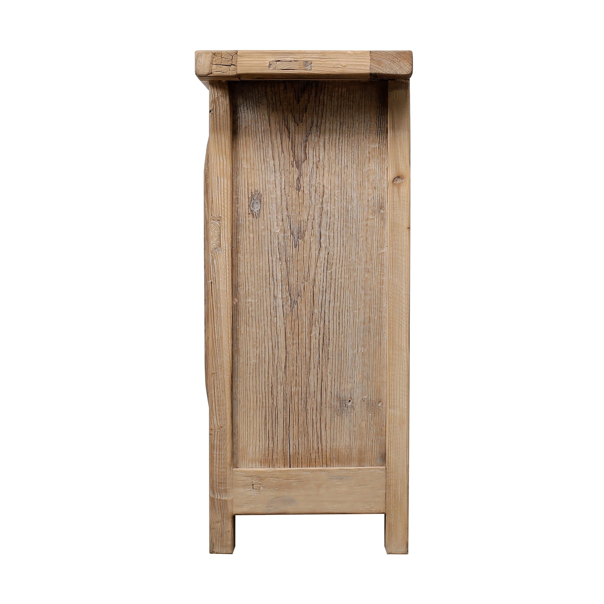Palm Desert Reclaimed Natural Wood Two-Door Console - Luxe B Co