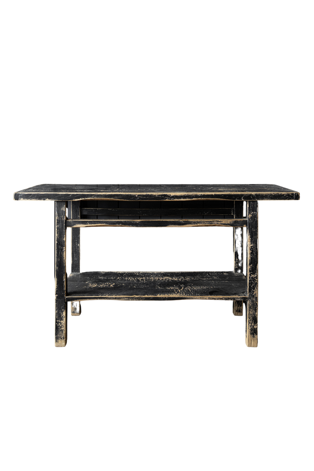 Alameda Black Wash Elm Wood Console Table | By Luxe B Co.