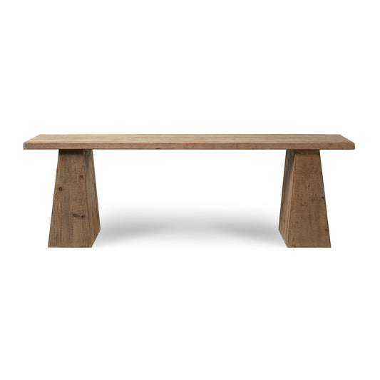 Alter Reclaimed Elm Wood Console Table | By Luxe B Co.