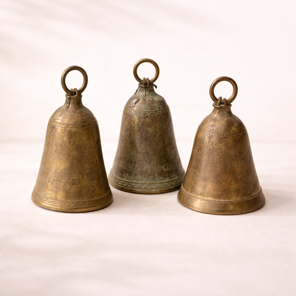 Antique Brass Cow Bell | By Luxe B Co. 