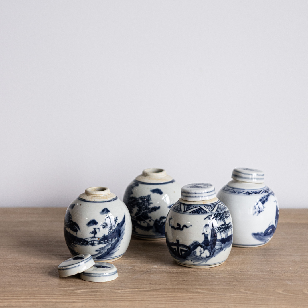 Antique Ceramic Petite Vases | By Luxe B Co.