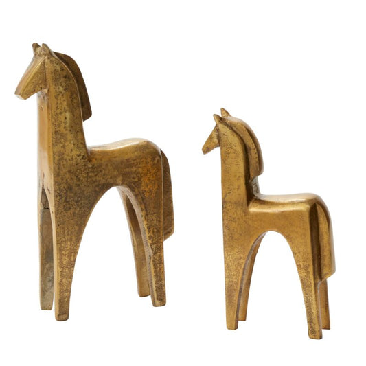 Brushed Bronze Horse Figurine | By Luxe B Co.