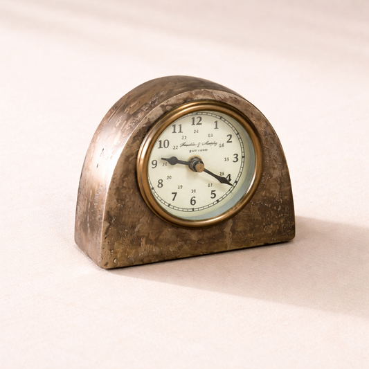 Antique Inspired Bronze Clock | By Luxe B Co. 