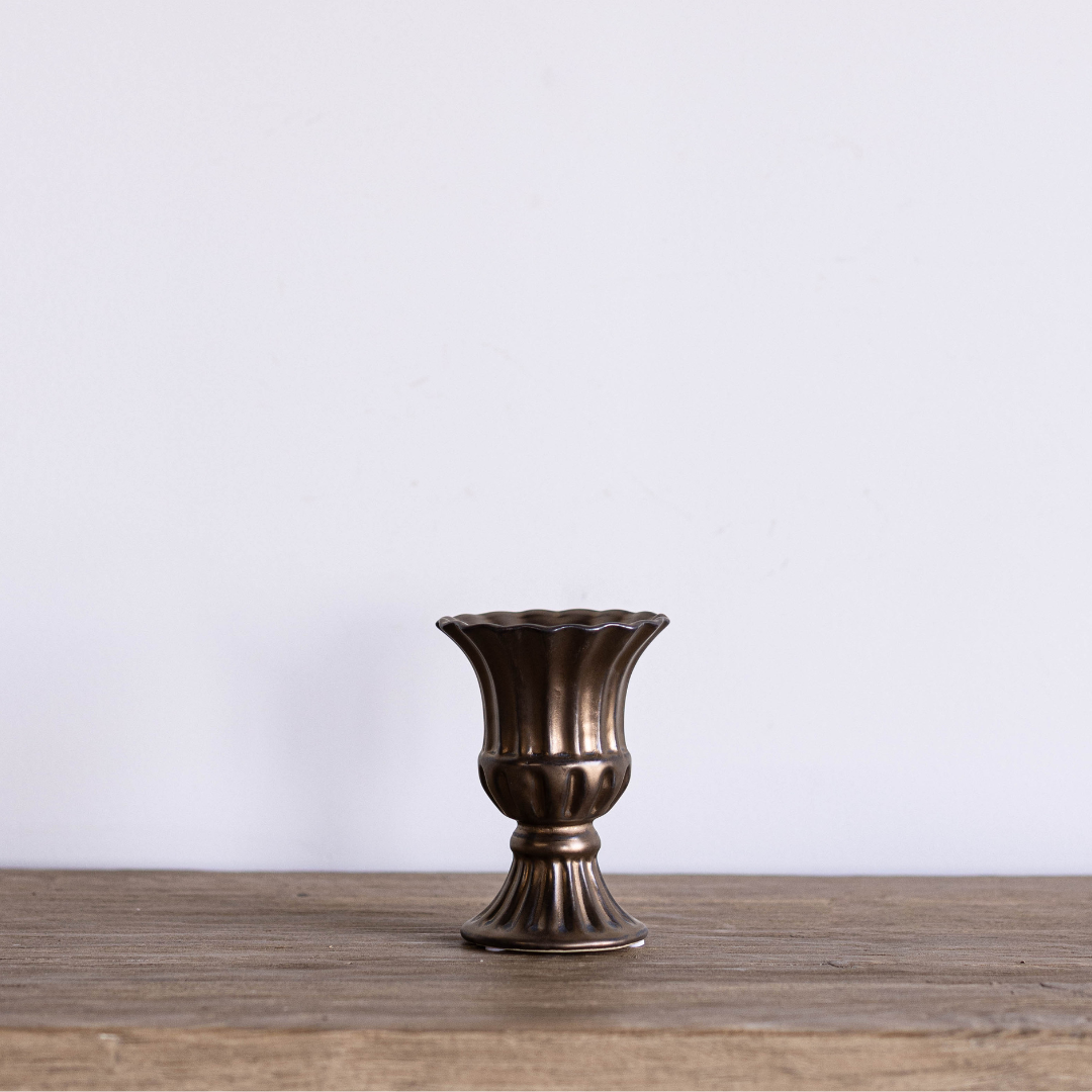 Antique Inspired Ceramic Urn Planter By Luxe B Co. 