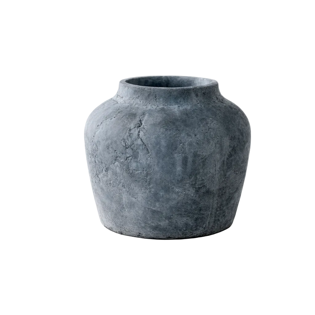 Antique Inspired Charcoal Ginger Vase | By Luxe B Co. 