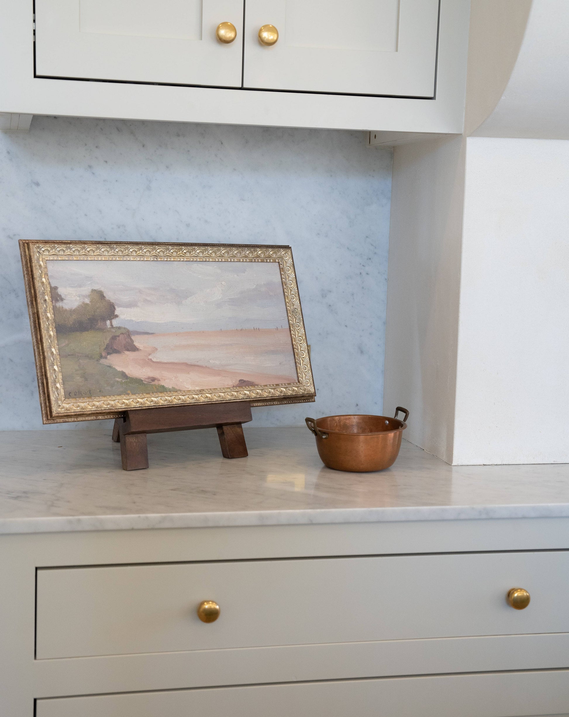 Beach Near Etretat Framed Antique Art - Luxe B Co