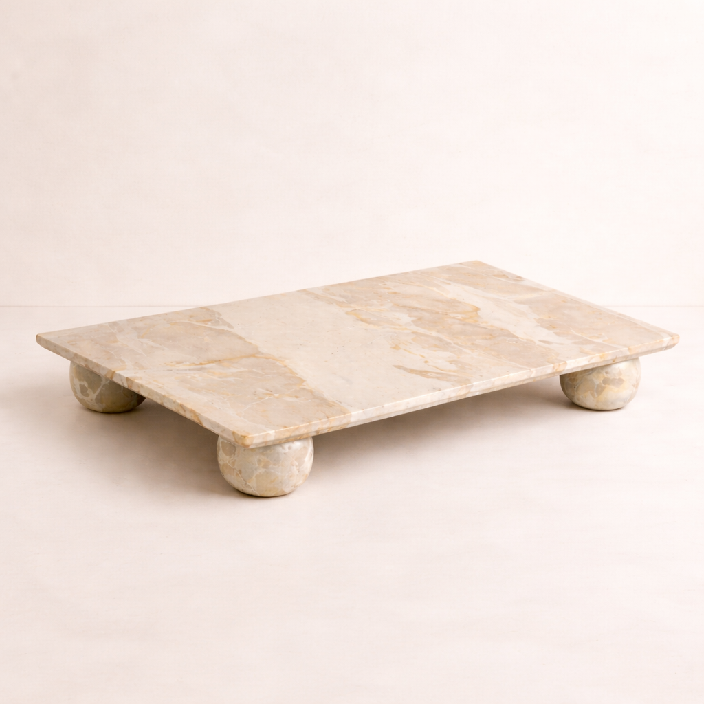 Beige Marble Trivet Riser