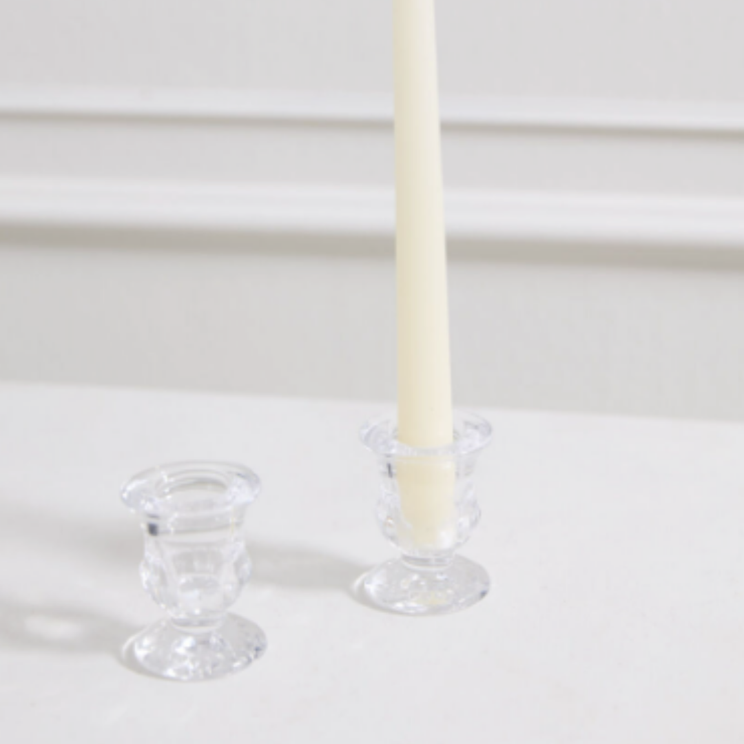 Engraved Glass Candle Holder | By Luxe B Co. 