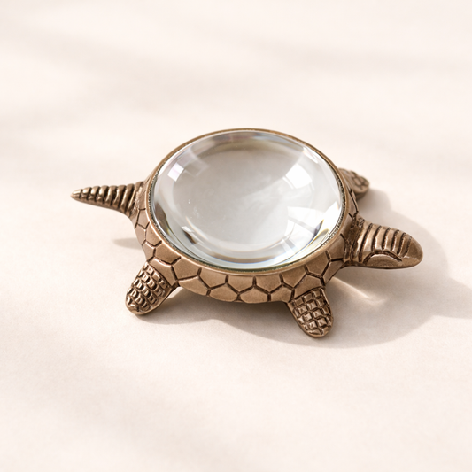 Brass Turtle Magnifying Glass | By Luxe B Co. 