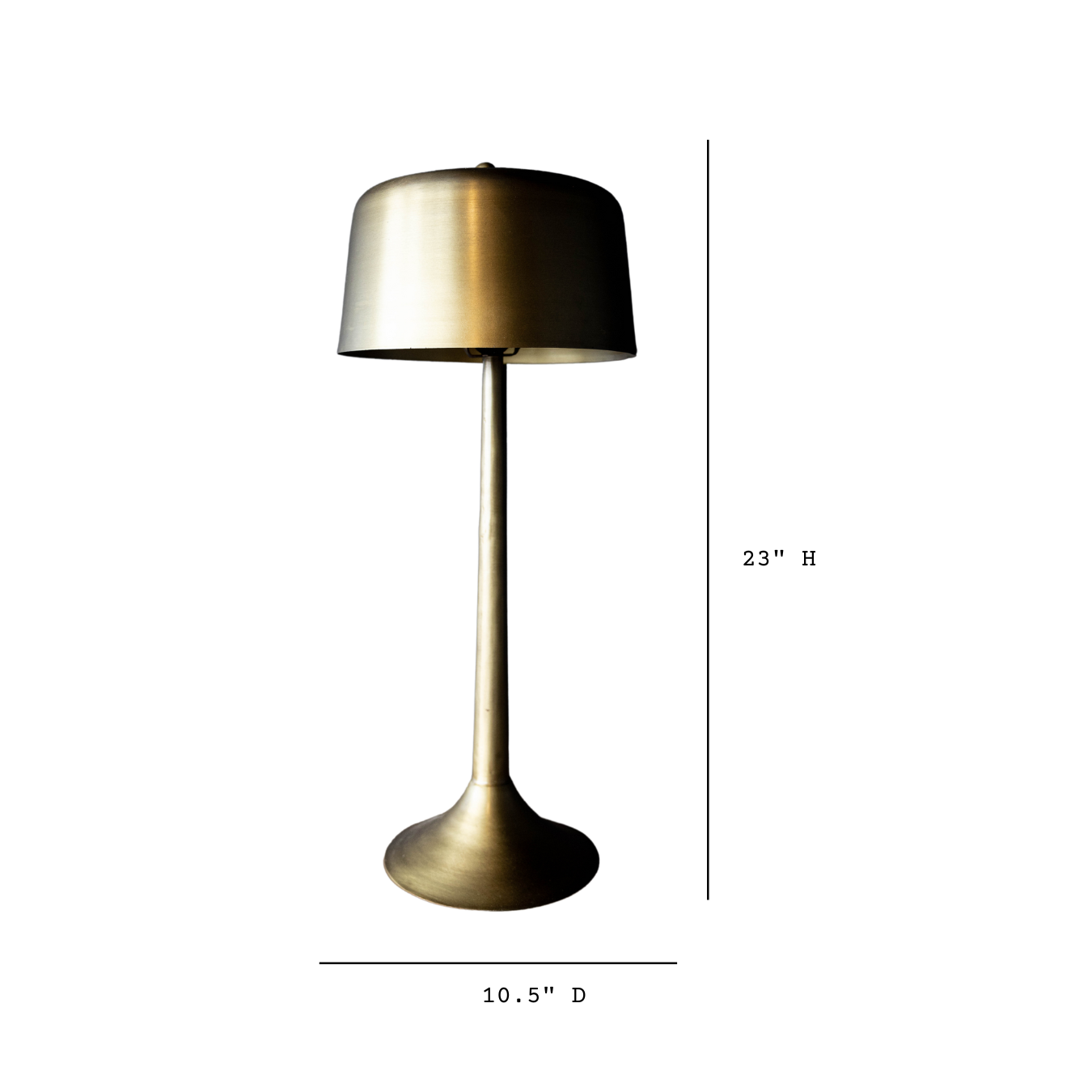 Brushed Bronze Table Lamp | By Luxe B Co.
