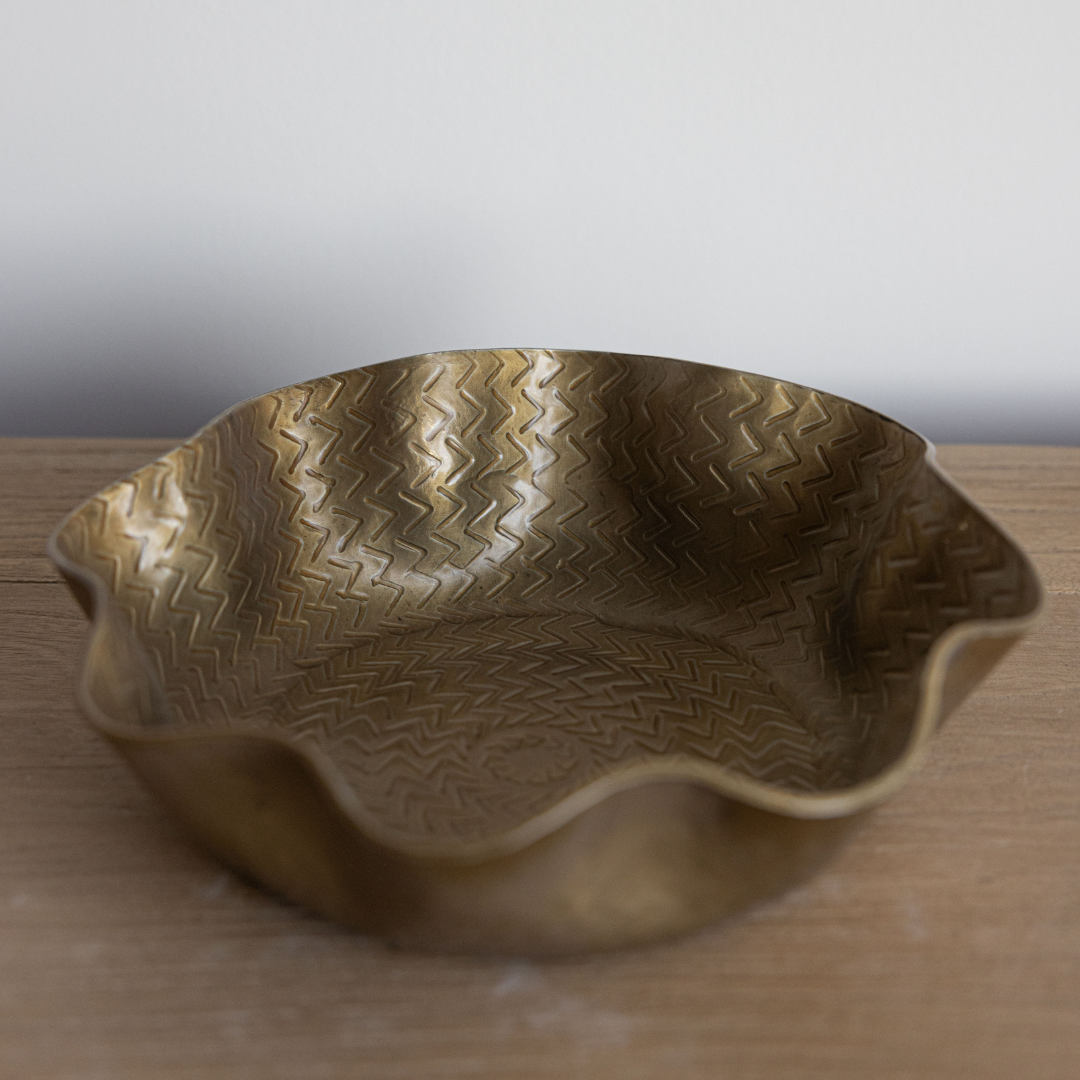 Bronze Textured Decorative Tray | By Luxe B Co. 