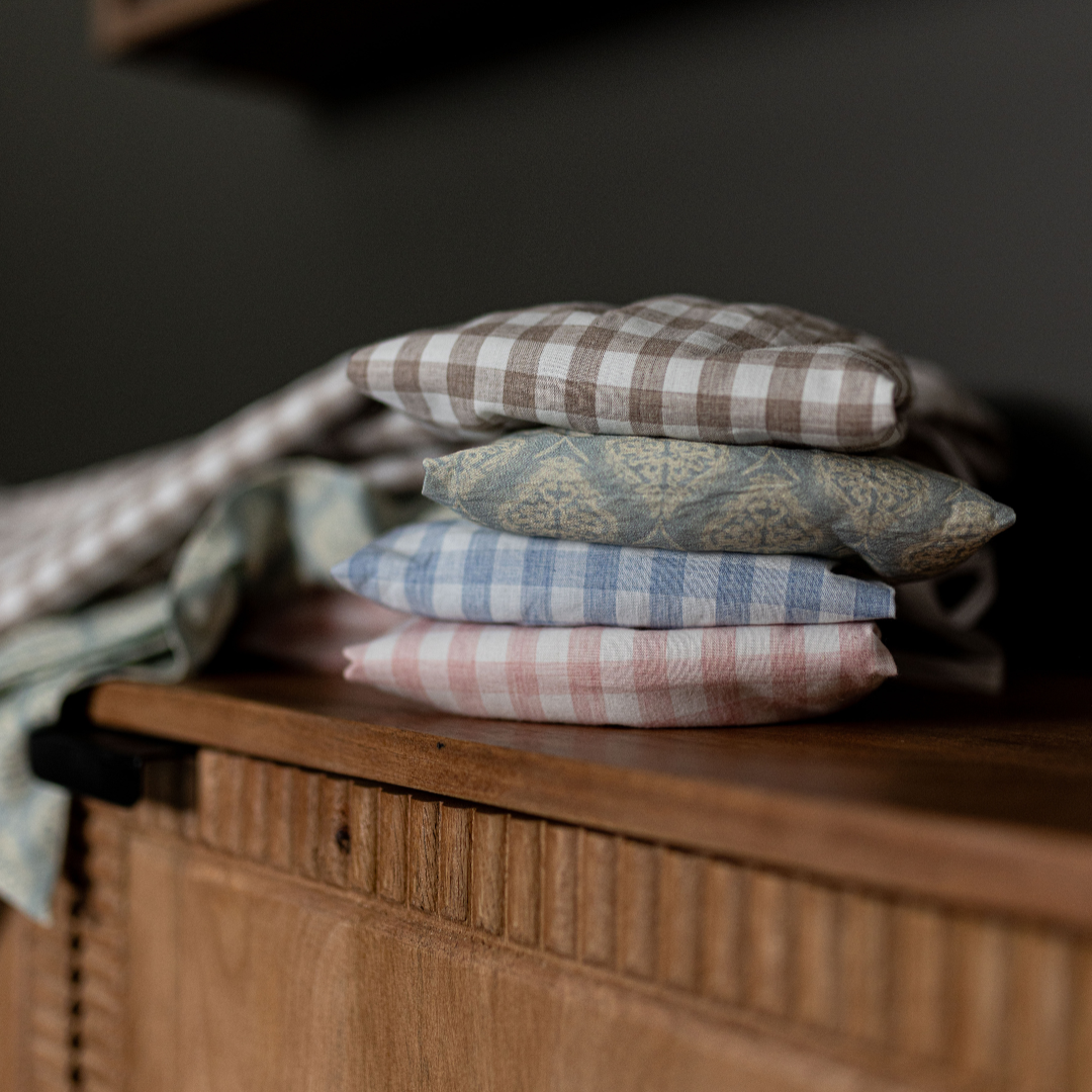 Brown Gingham Fabric Bows | By Luxe B Co.