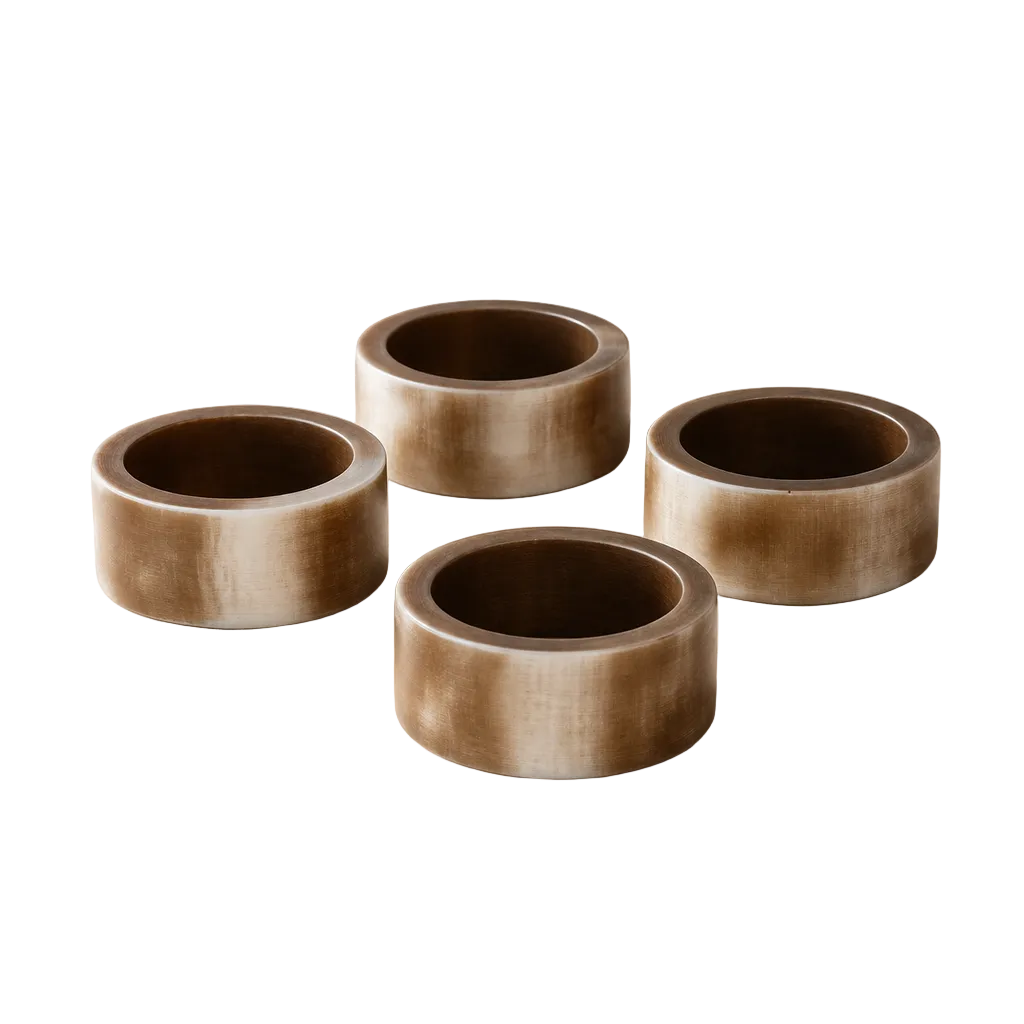 Brown & Ivory Napkin Rings | By Luxe B Co.