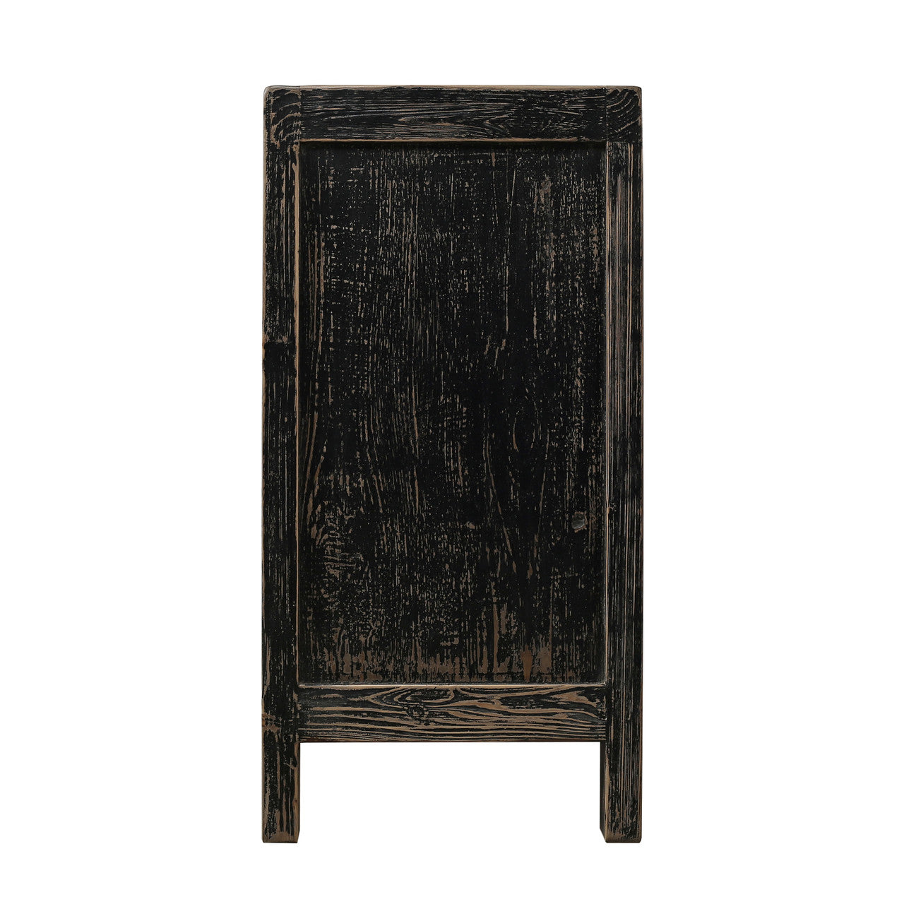 Calabasas Elm Wood Console Table Grand Black Wash | By Luxe B Co.