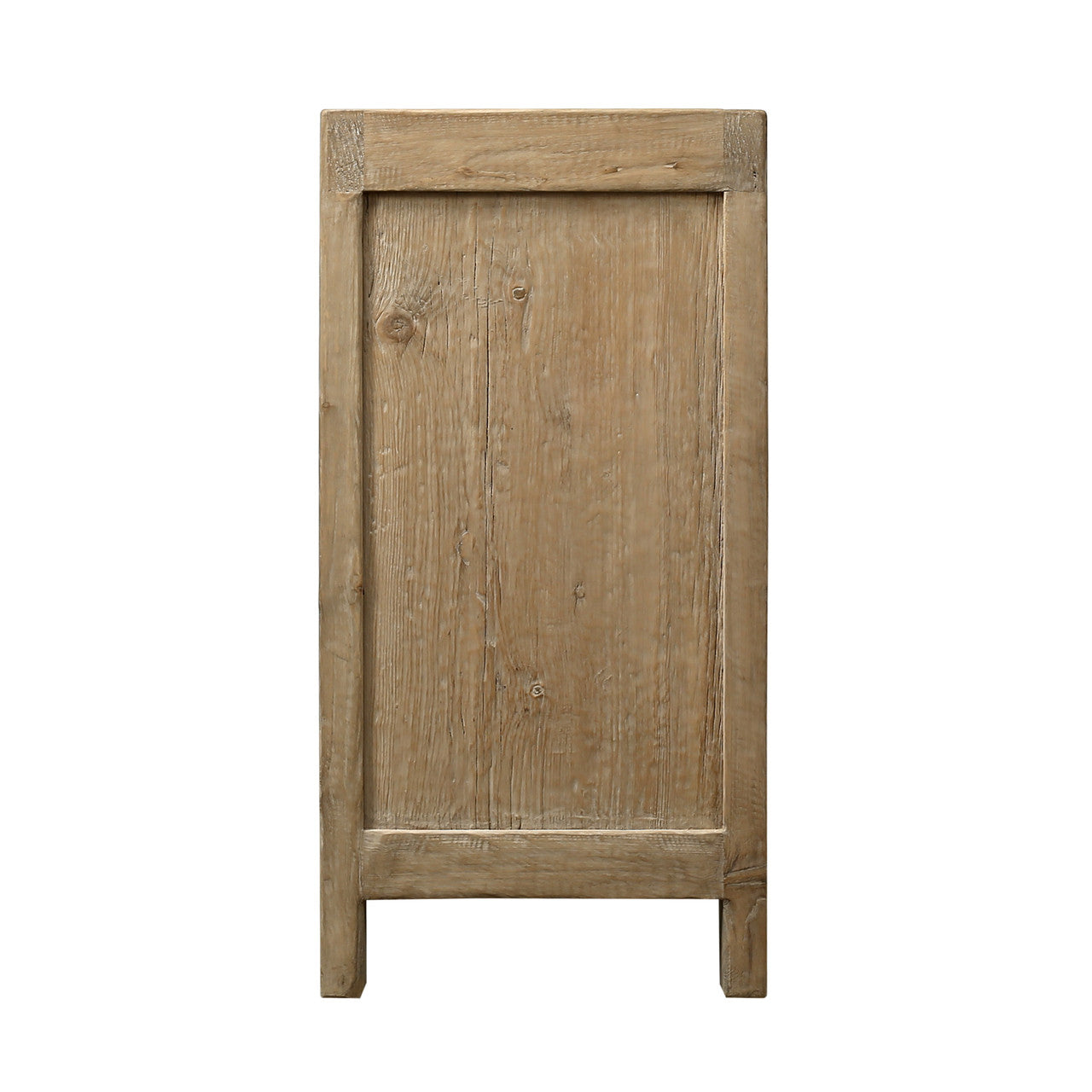 Calabasas Reclaimed Elm Wood Four Drawer Console Table Grand Natural | By Luxe B Co.