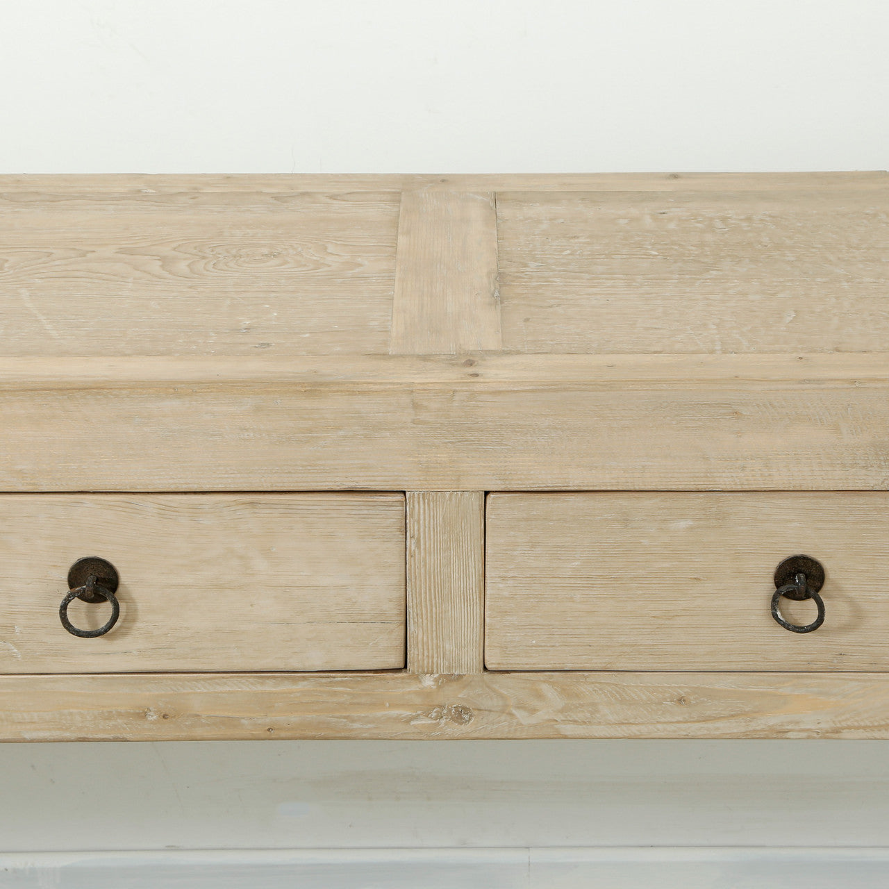Carmel Six Drawer Reclaimed Elm Wood Console Table | By Luxe B Co.