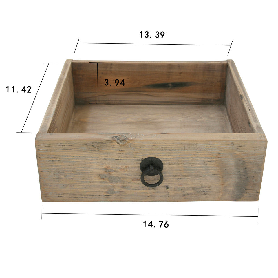 Carmel Two Drawer Reclaimed Elm Wood Console Table | By Luxe B Co.