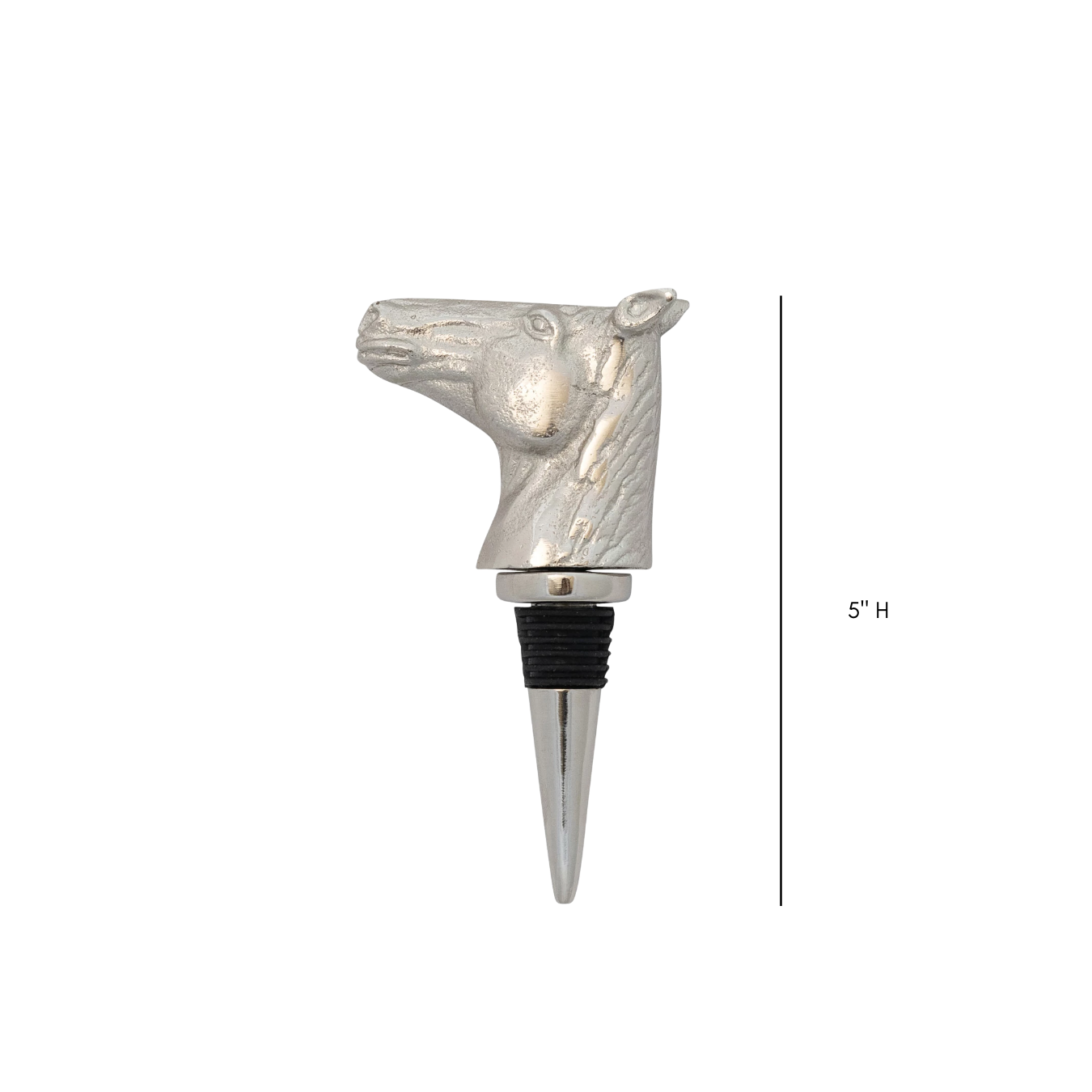 Luxe B Co. Horse Head Bottle Stopper - Thumbnail 2