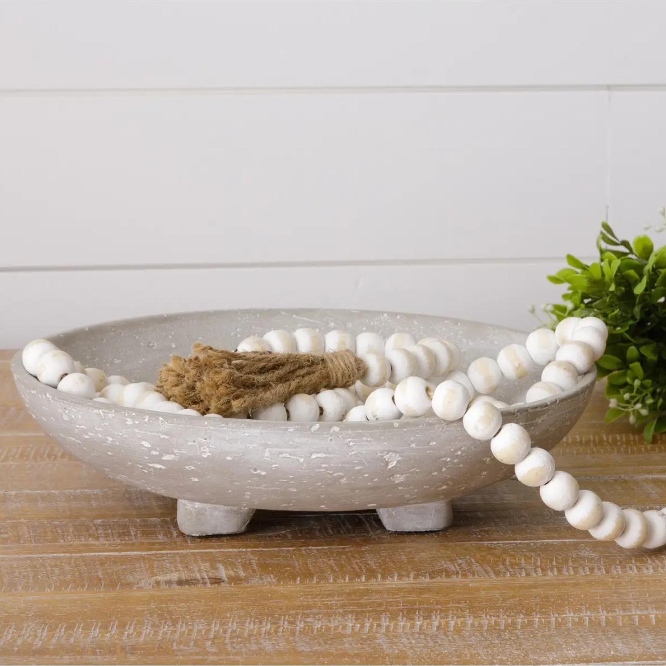 Cement Footed Bowl | By Luxe B Co.