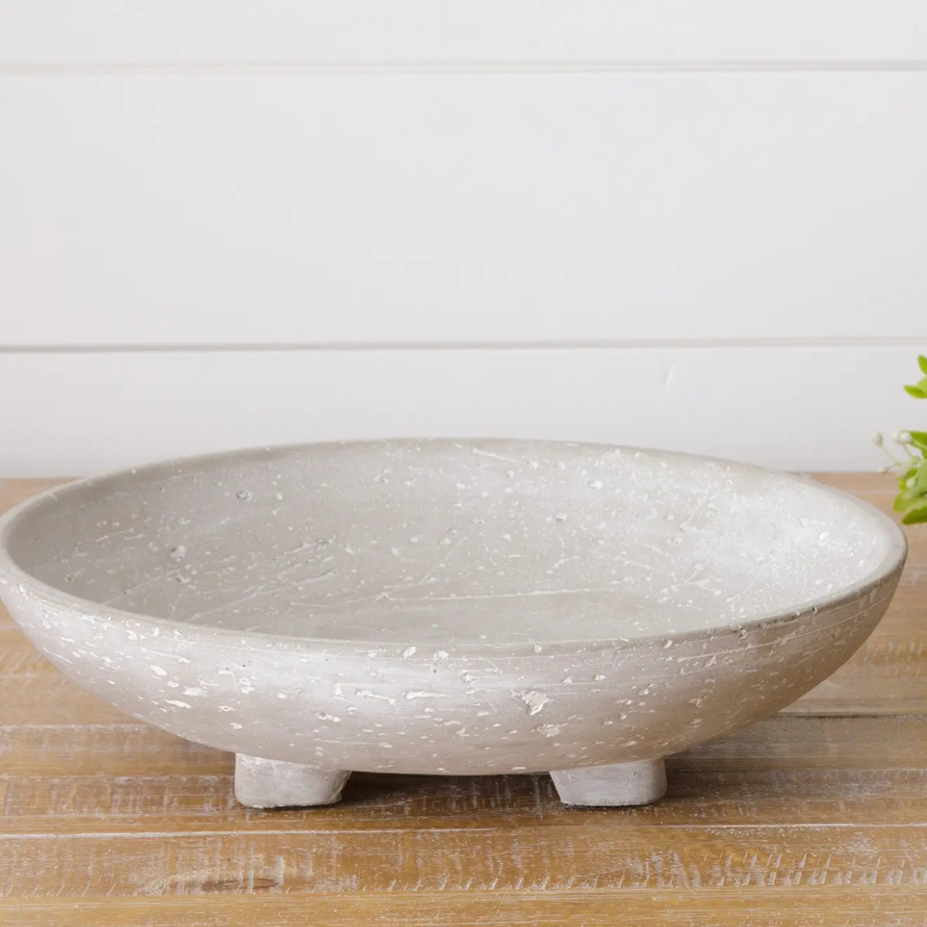 Cement Footed Bowl | By Luxe B Co.