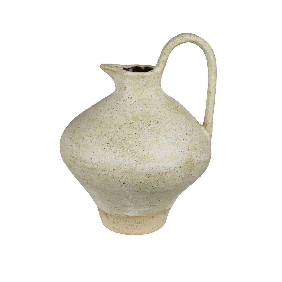 Ceramic Earthy Umbria Pitcher | By Luxe B Co. 