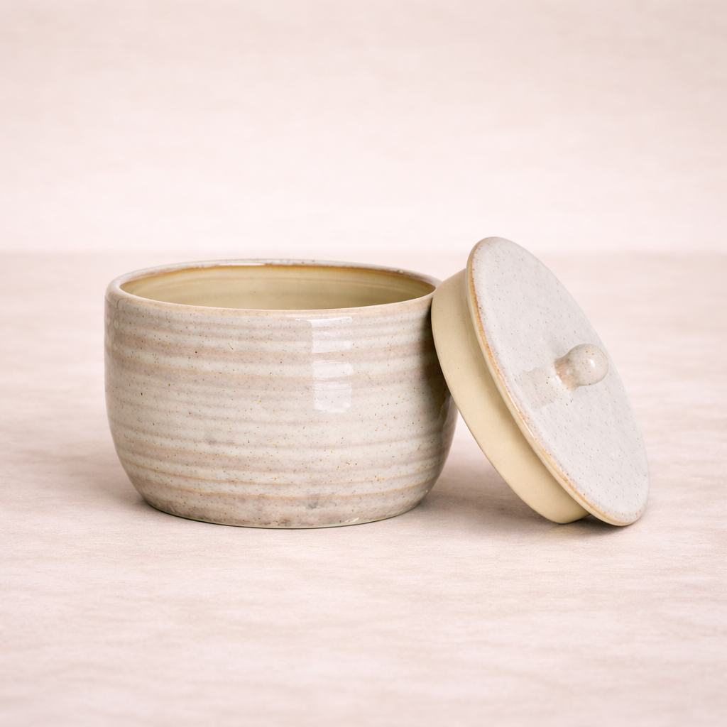 Ceramic Canister Small | By Luxe B Co.