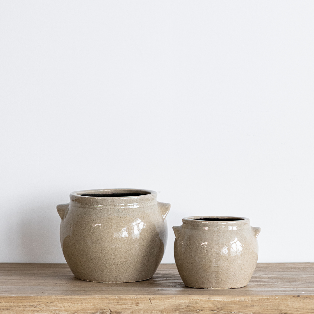 Ceramic Crock Planter | By Luxe B Co. 