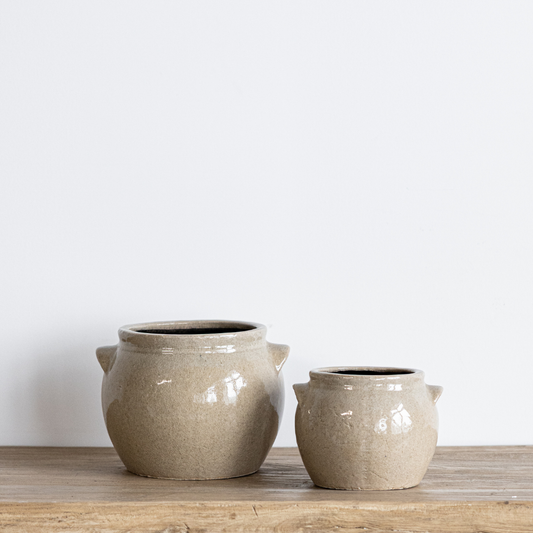 Ceramic Crock Planter | By Luxe B Co. 