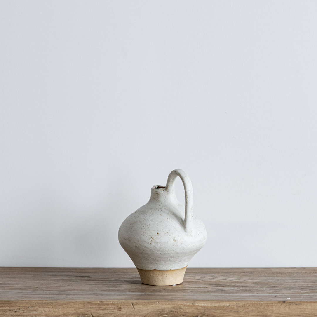 Ceramic Earthy Umbria Pitcher | By Luxe B Co. 