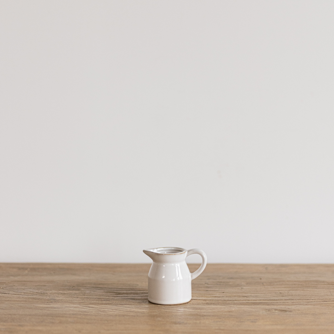 Ceramic Mini Cream Pitcher | By Luxe B Co.