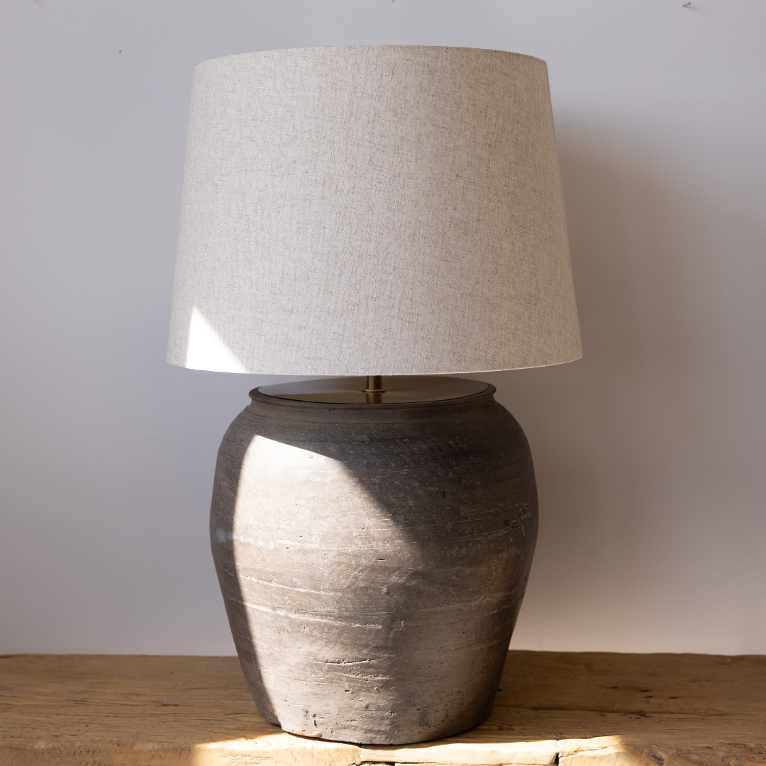 Cunmin Pot Clay Table Lamp | By Luxe B Co. 