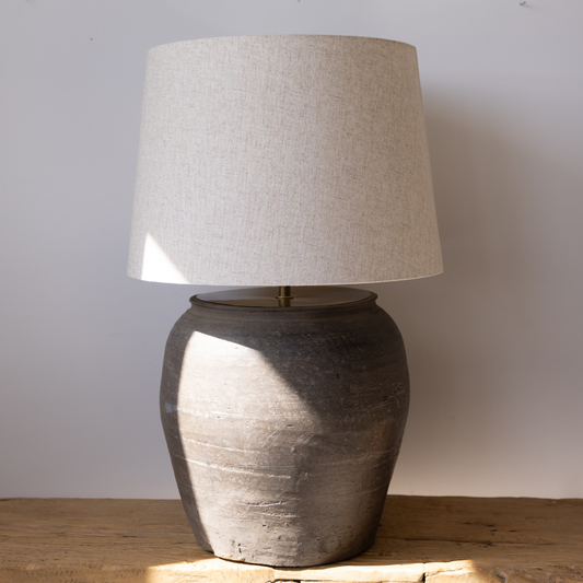 Cunmin Pot Clay Table Lamp | By Luxe B Co. 