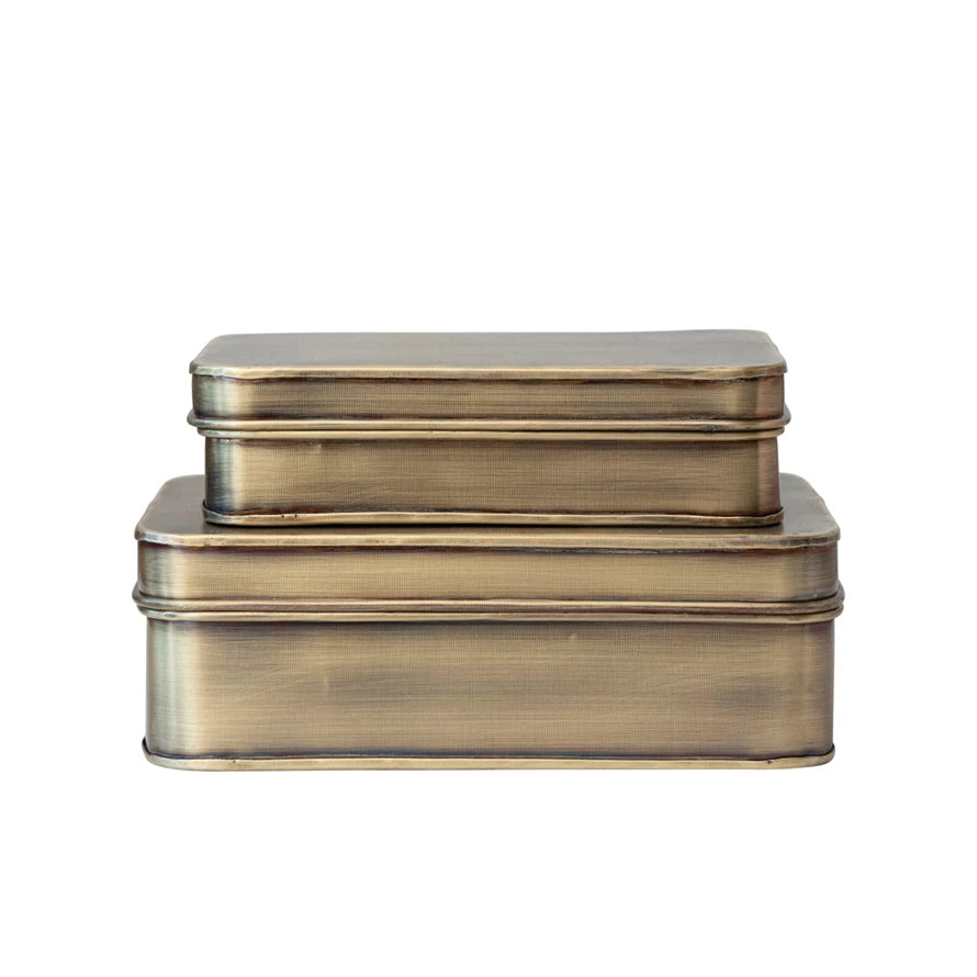 Decorative Metal Boxes | By Luxe B Co.