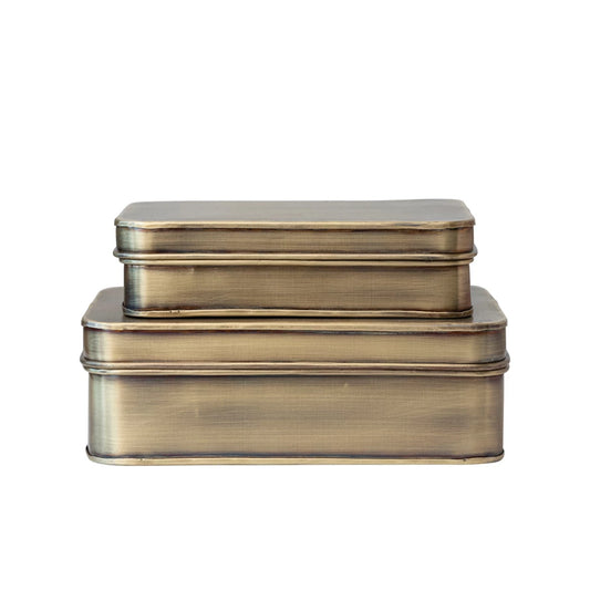 Decorative Metal Boxes | By Luxe B Co.