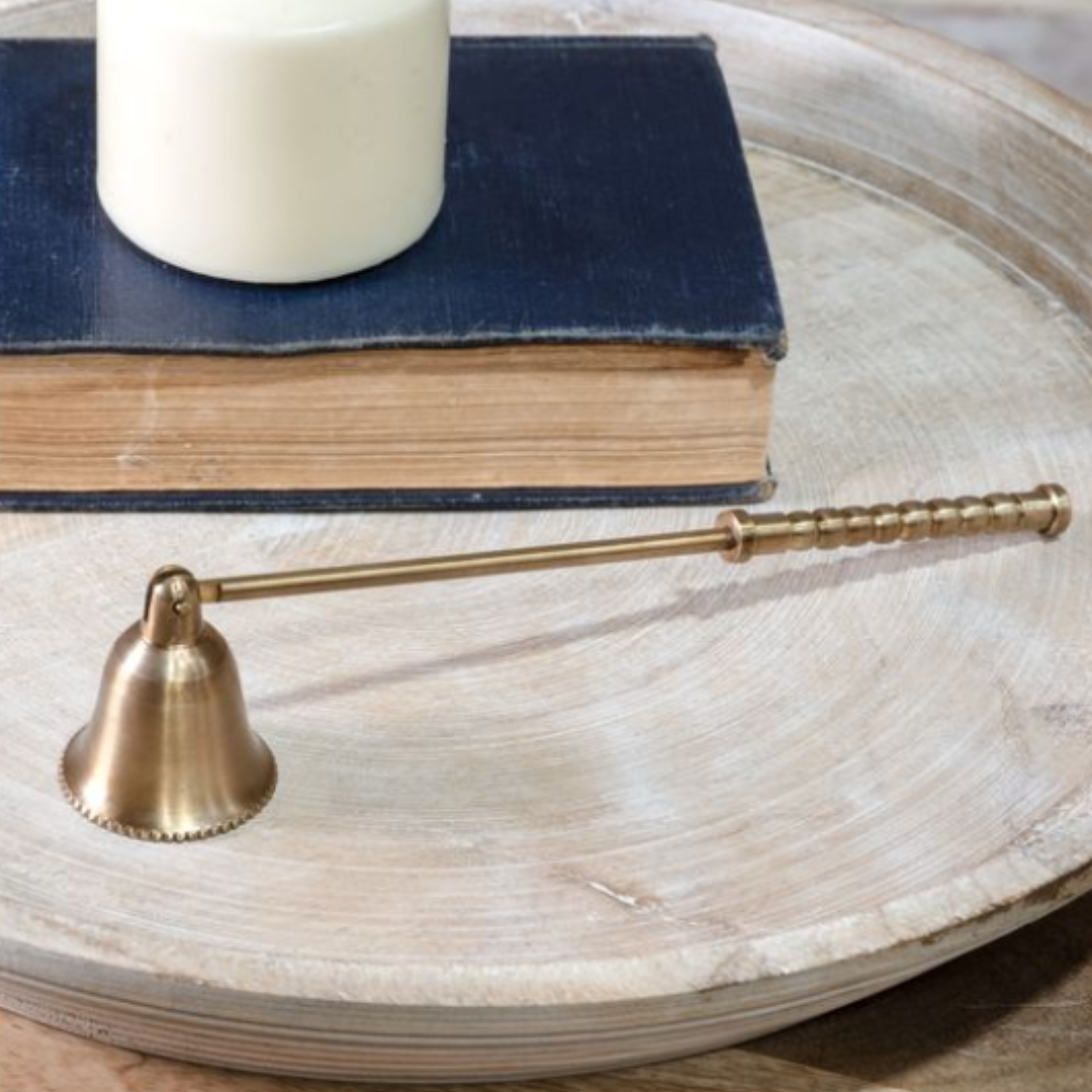 Decorative Bell Brass Candle Snuffer | By Luxe B Co.