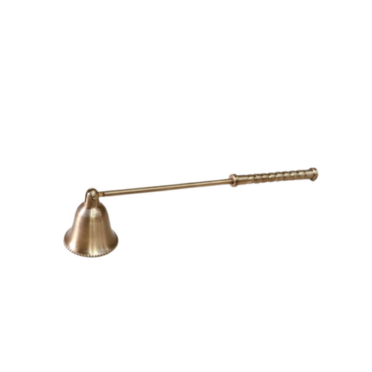 Decorative Bell Brass Candle Snuffer | By Luxe B Co.