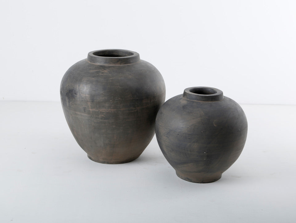 Earthy Gray Vase | By Luxe B Co.